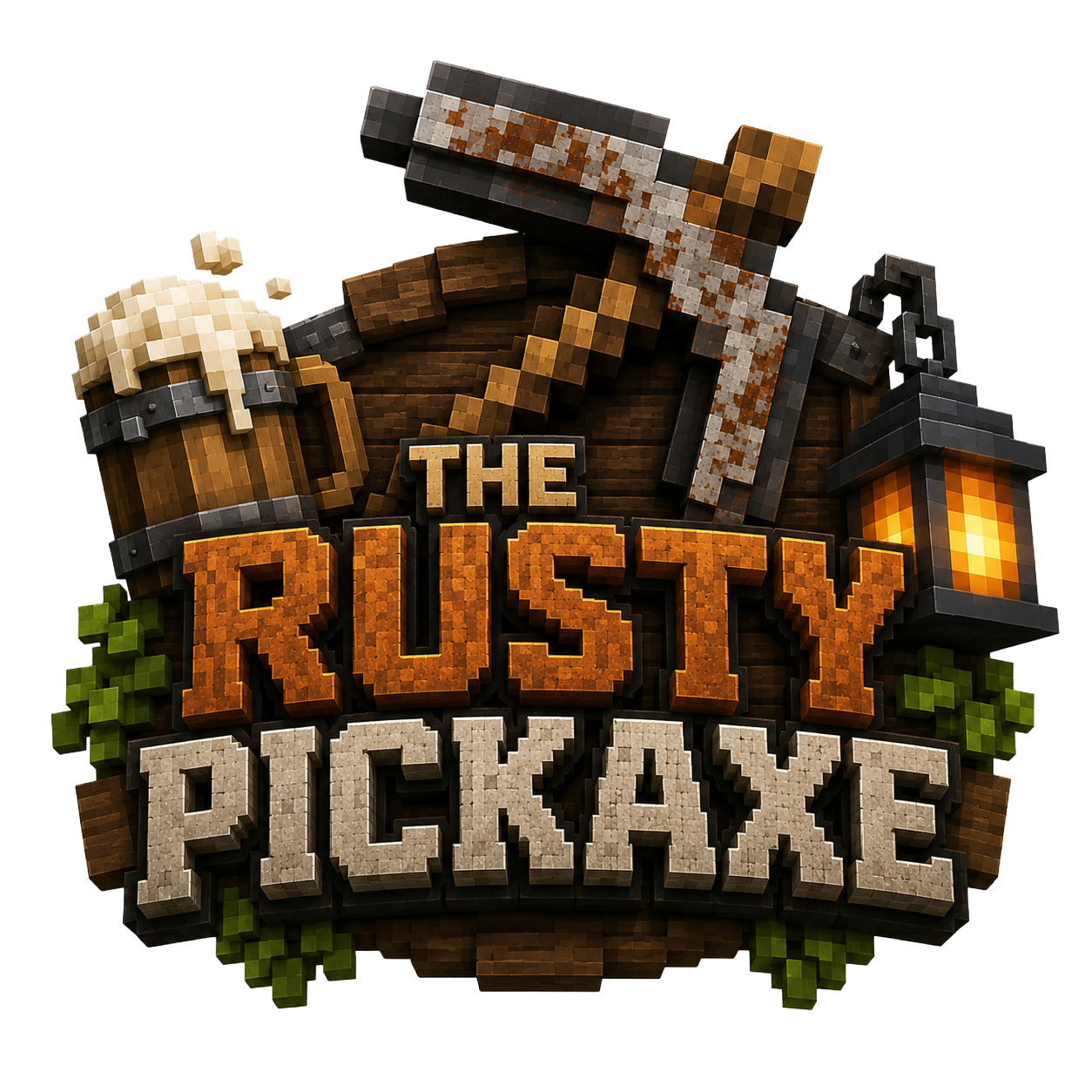 The Rusty Pickaxe Logo